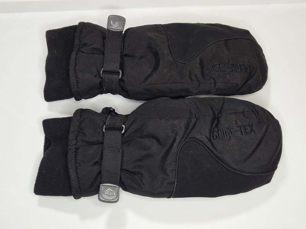 Women’s Kombi Gore-Tex Winter Ski Mittens Size L Black Primaloft Insulated